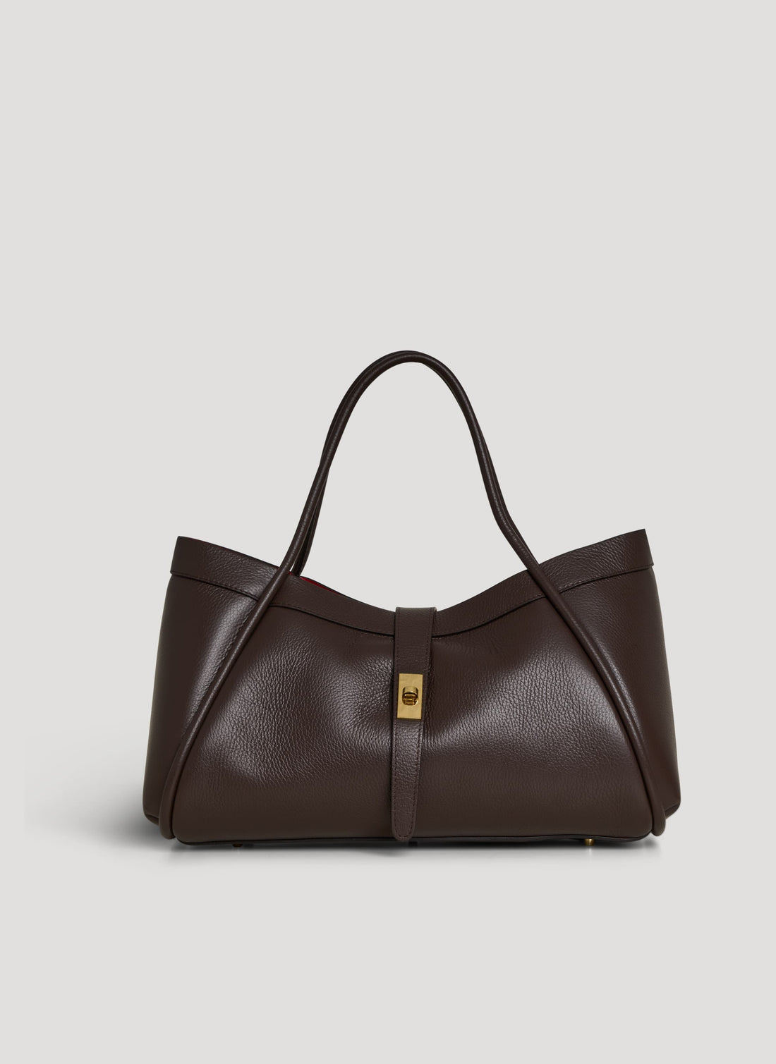 Borsa Mayfair in Pelle Togo Testa di moro - Voemièn