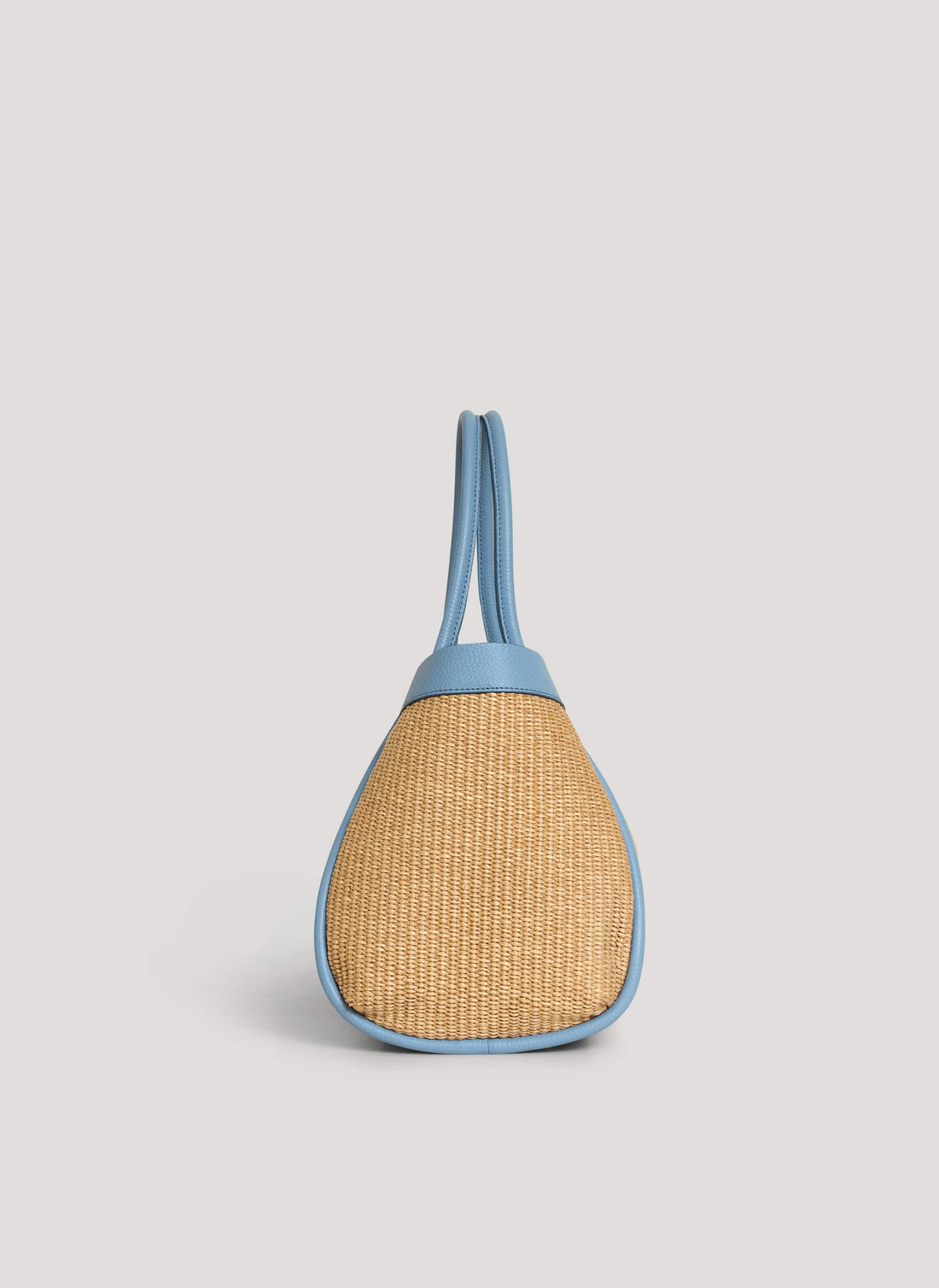 Borsa Mayfair in pelle e Rafia Denim - Voemièn