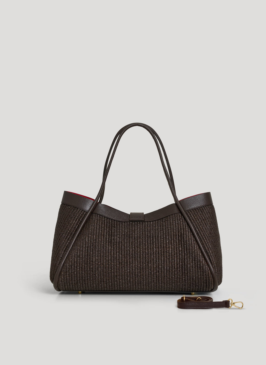 Borsa Mayfair in Pelle e Rafia Limited Edition Testa di Moro - Voemièn