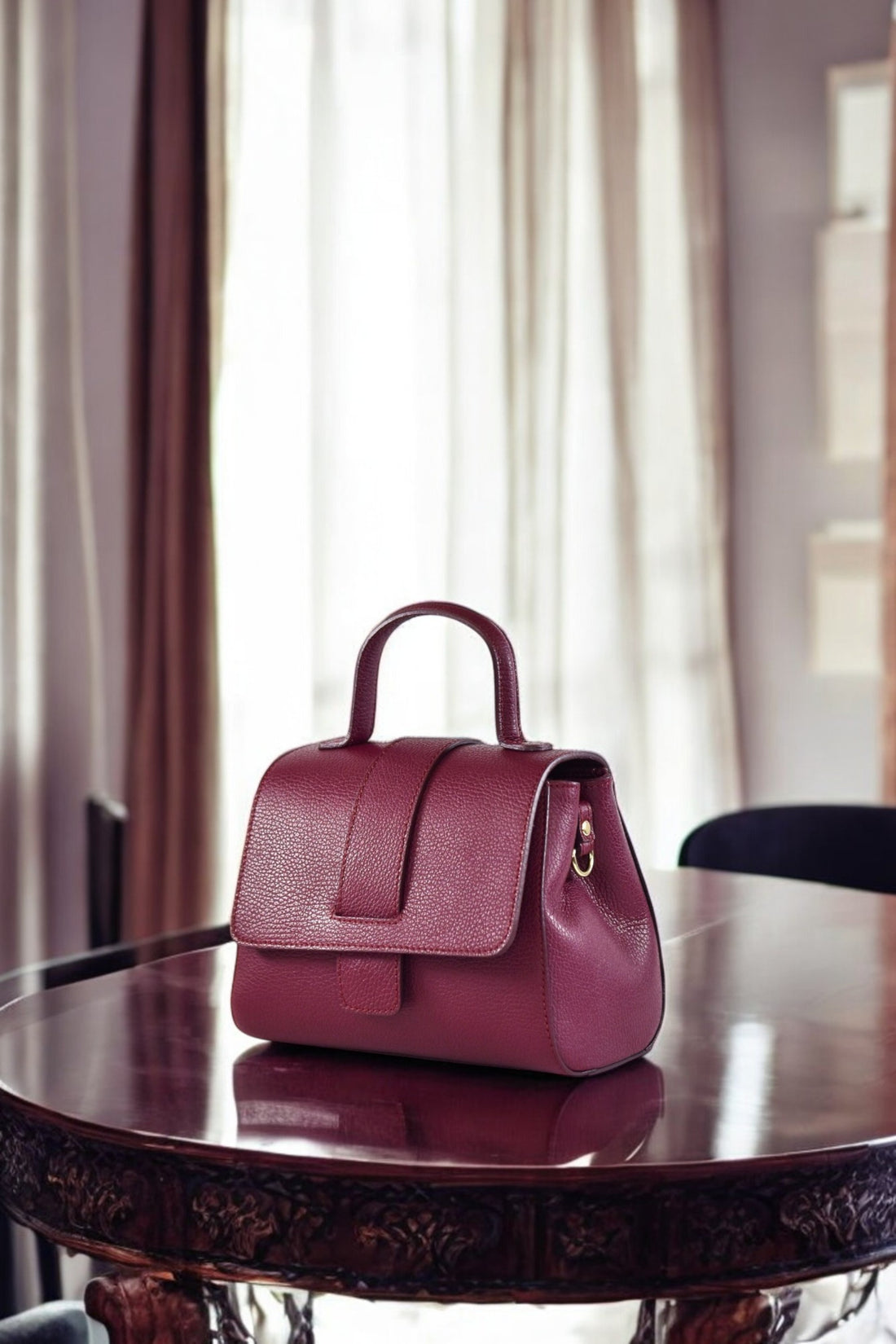 Sac Nives en cuir Bubble Pink Dollar