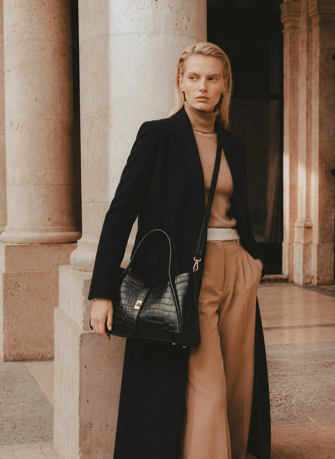 Borsa Mayfair Media Limited Edition in Pelle Coco Nera