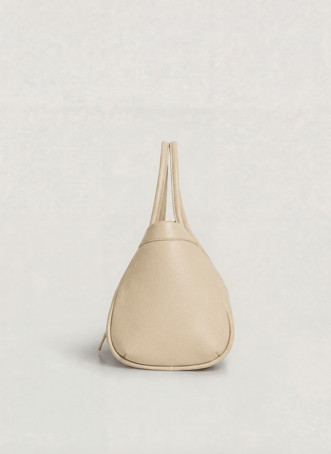 Borsa Mayfair Micro in Pelle Togo Beige - Voemièn