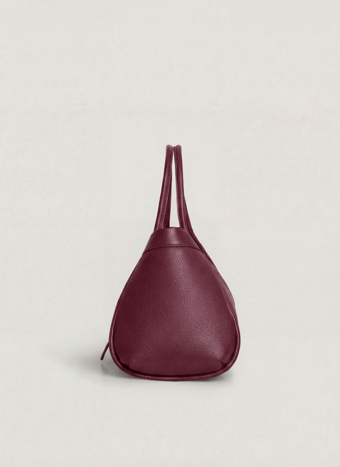 Borsa Mayfair Micro in Pelle Togo Borgogna - Voemièn