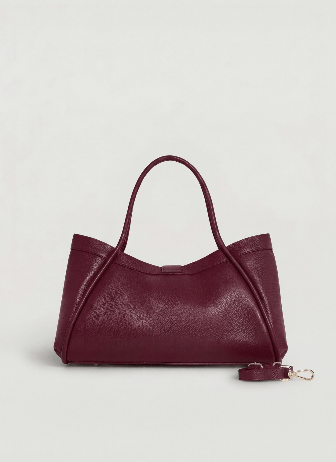 Borsa Mayfair Micro in Pelle Togo Borgogna - Voemièn