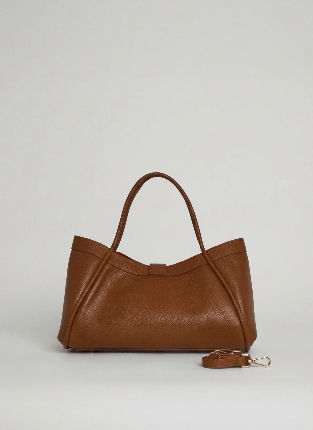 Borsa Mayfair Micro in Pelle Togo Cuoio - Voemièn
