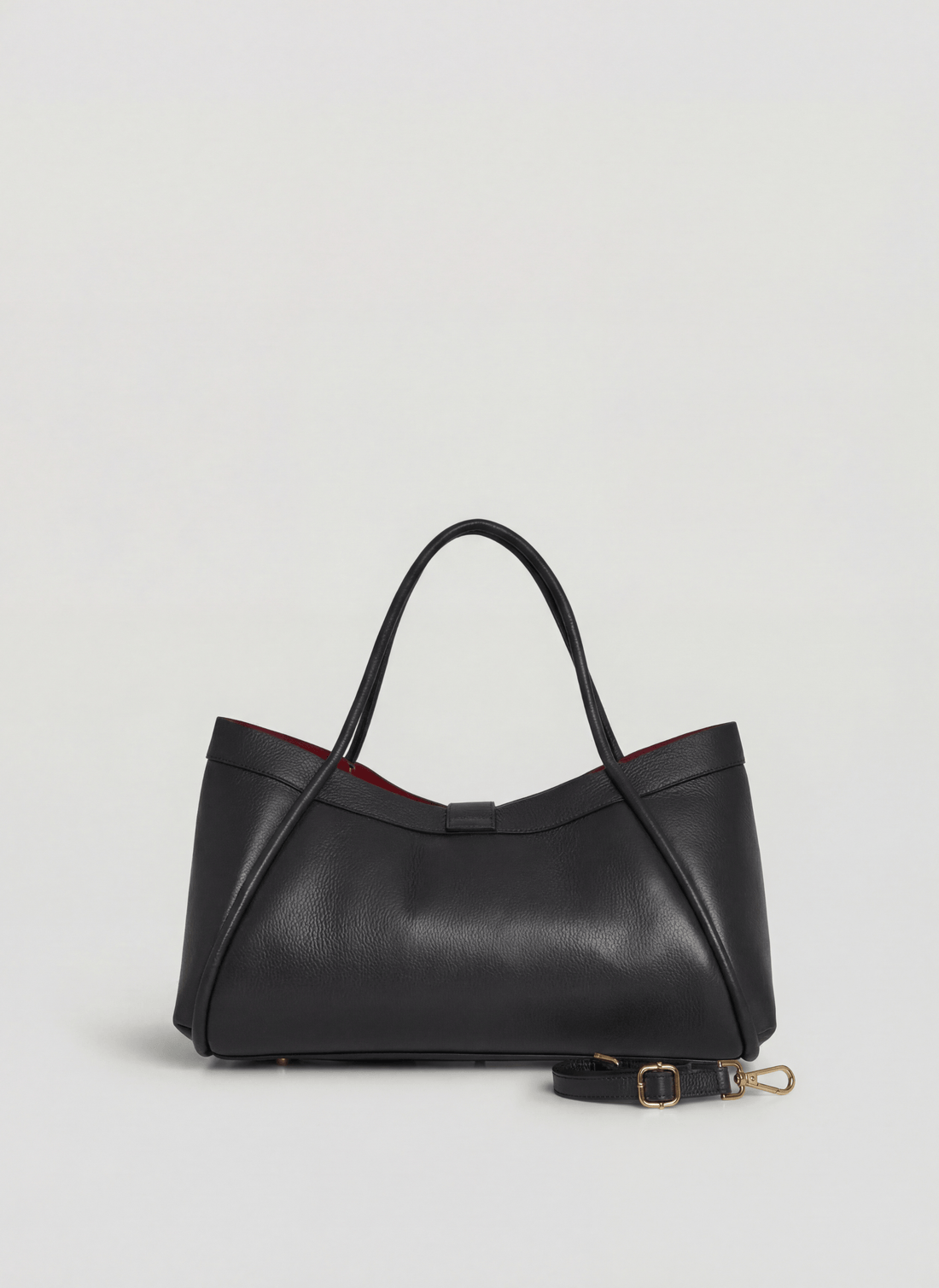 Borsa Mayfair Micro in Pelle Togo Nera - Voemièn