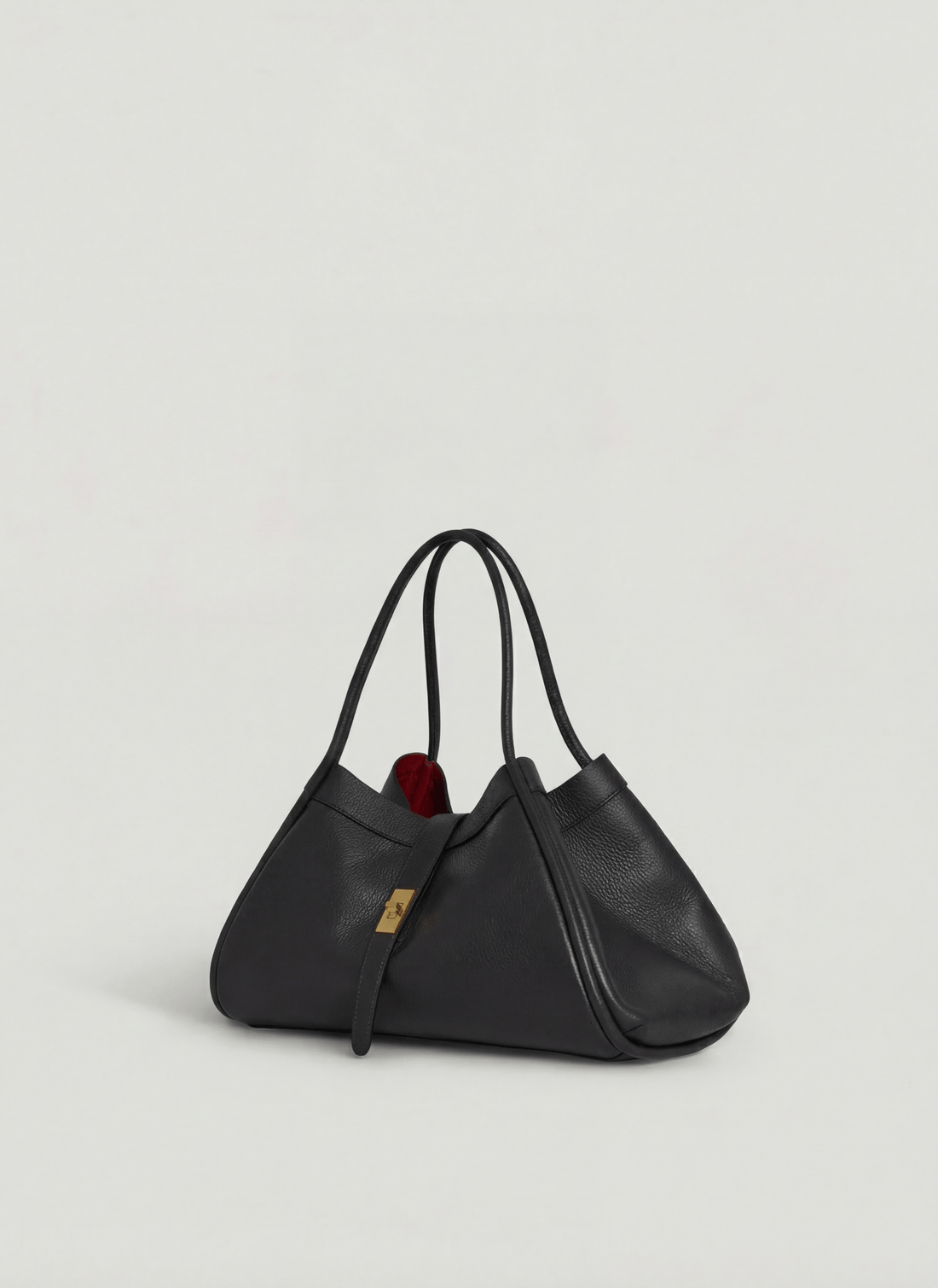 Borsa Mayfair Micro in Pelle Togo Nera - Voemièn