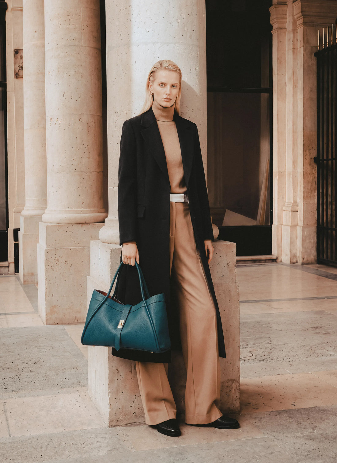 Borsa Mayfair Media in Pelle Togo Petrolio