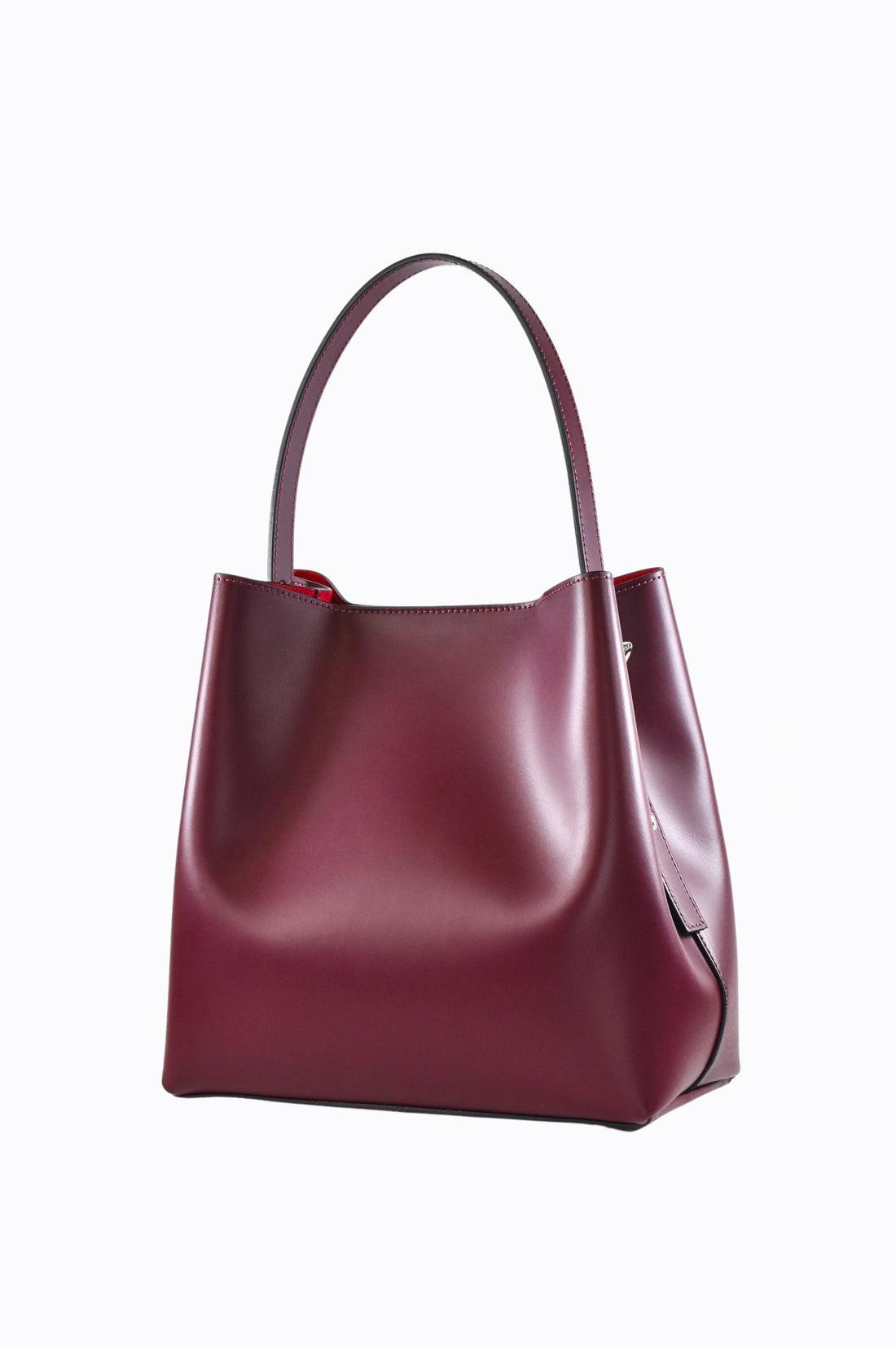 Melany bag in purple brushed leather