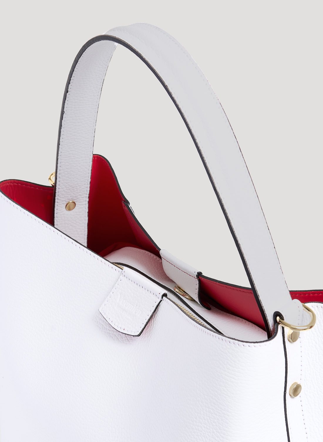 Braid bag in Fuchsia Dollar leather