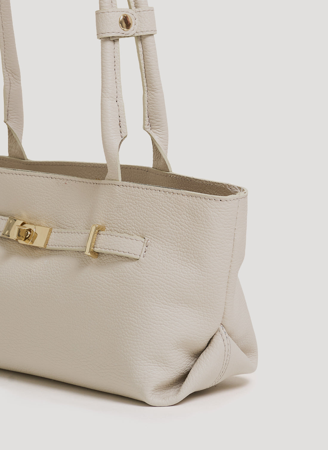 Borsa Lola in Pelle Togo Beige
