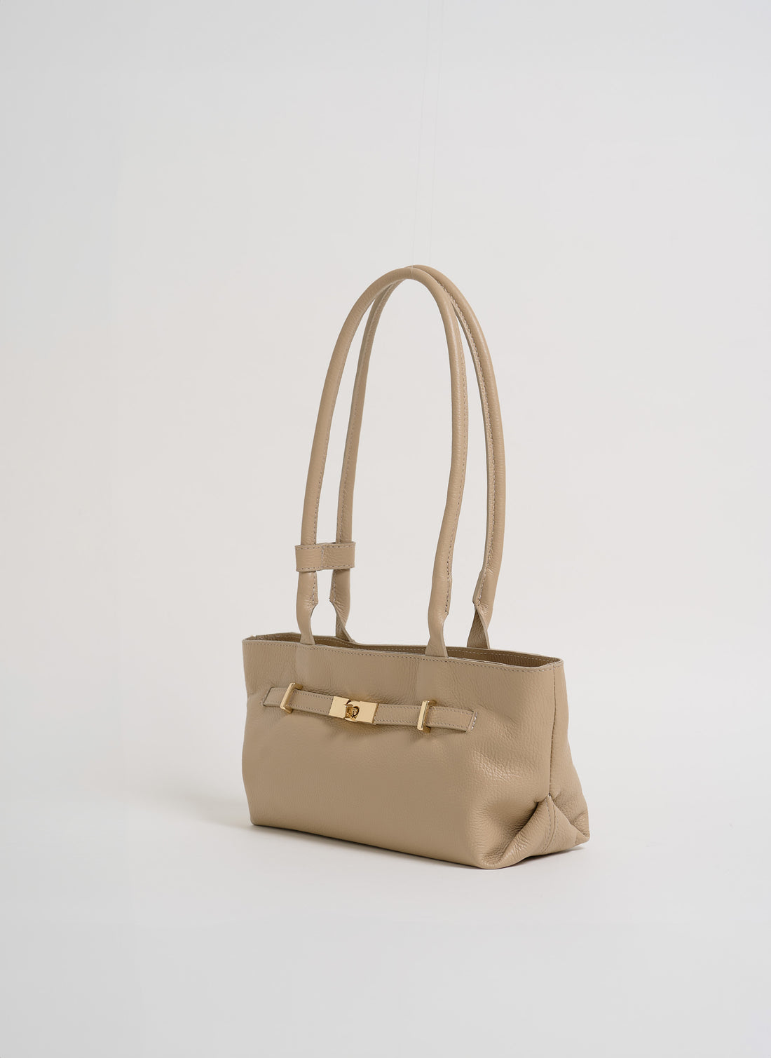 Bamboo Babe bag in Beige Dollar leather