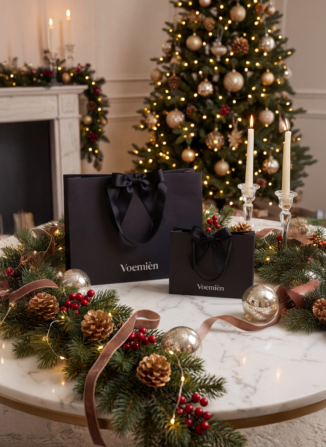 Set Zaira Limited edition in pelle coco nero