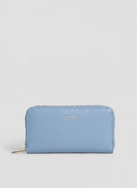 Portafoglio Voemièn Grande in Pelle Togo Denim