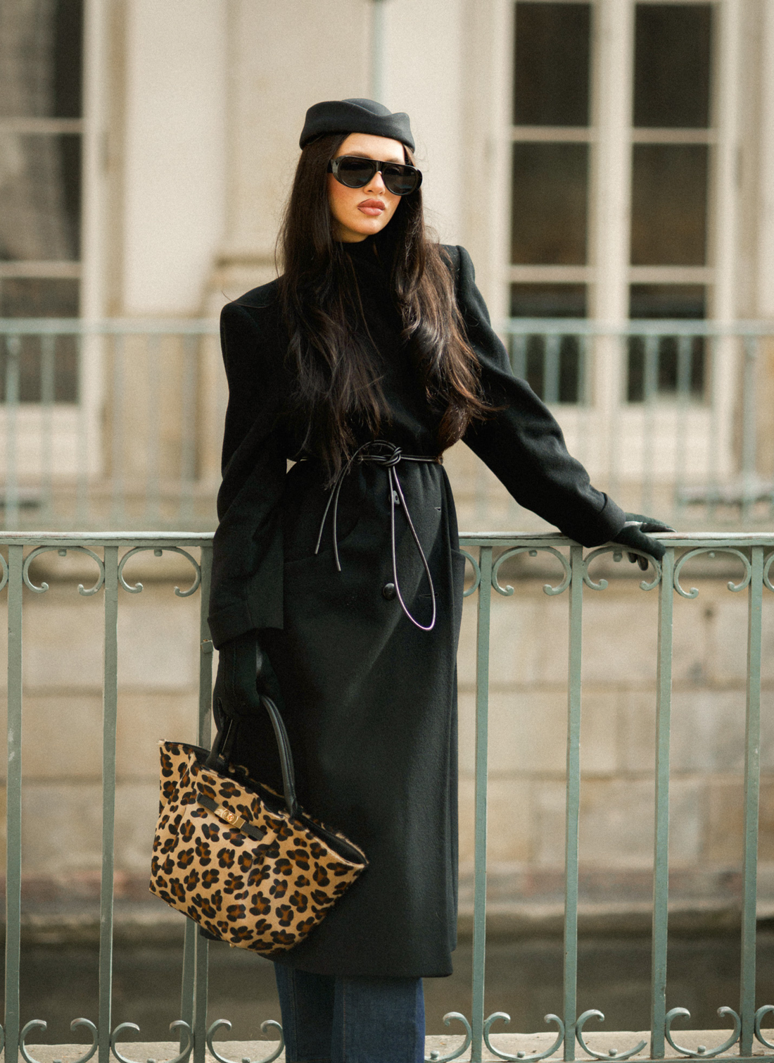 Borsa Charlène Limited Edition in Calf Hair e Pelle Leopardata