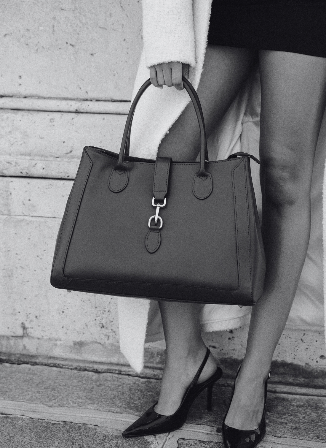 Borsa Chloe in pelle spazzolata Blu Navy