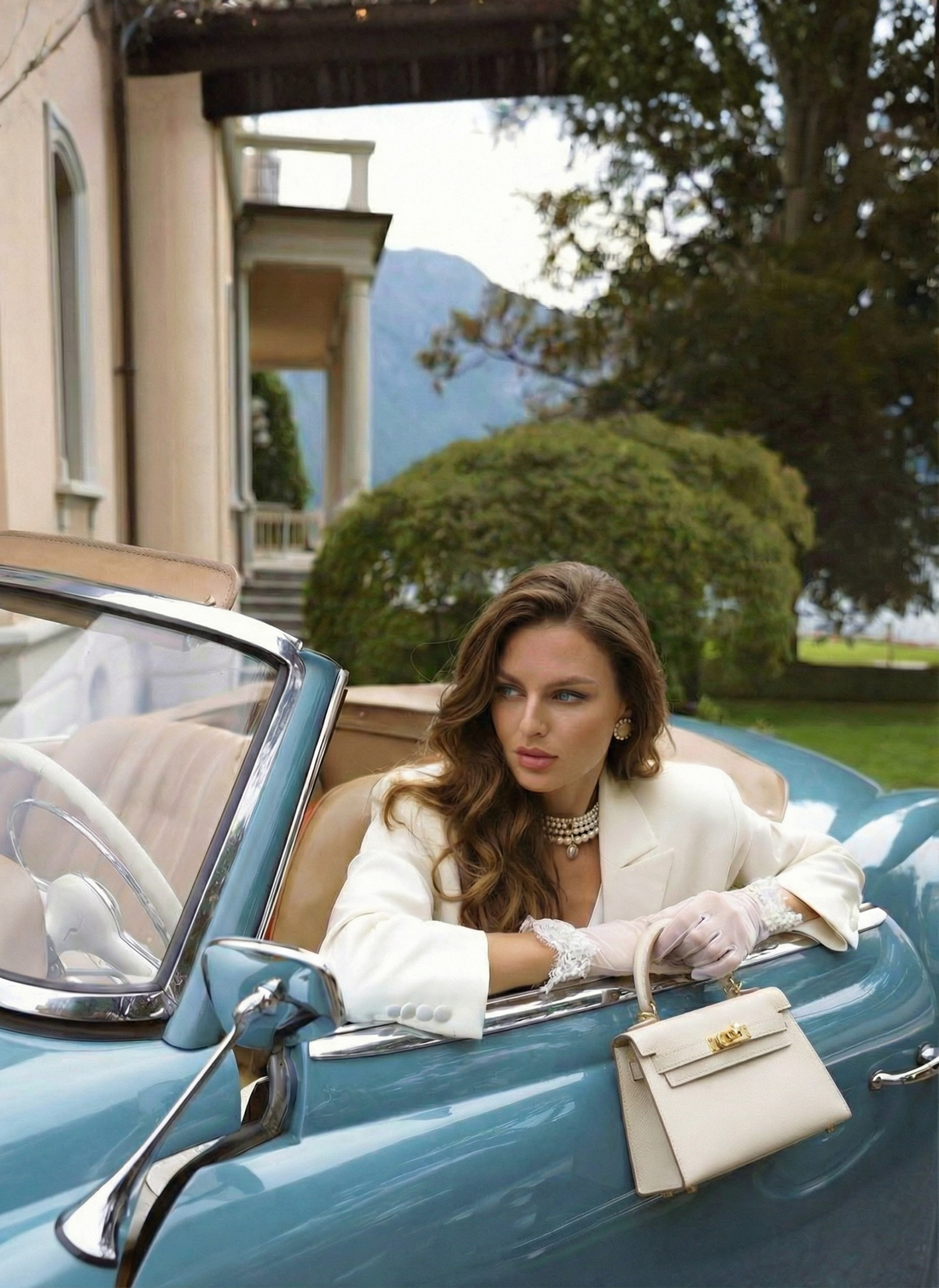 Borsa Victoria in pelle Epson Beige - Voemièn