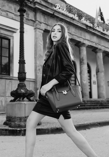 Borsa Kylie in pelle Dollaro Verde Voemi n