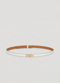 Cintura Baronne in pelle Bianca