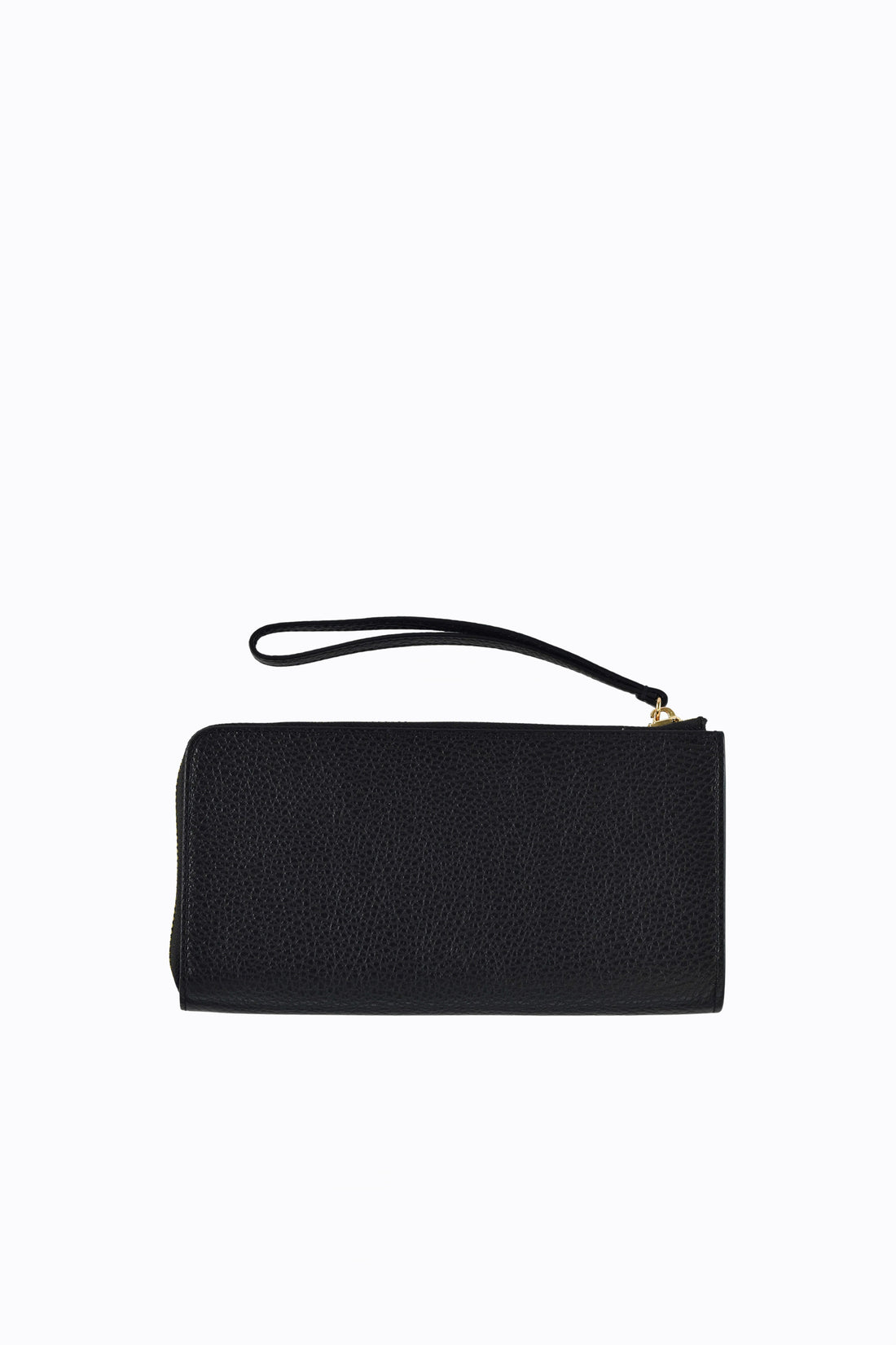 Portafoglio Clutch Valentine in pelle Togo Nero