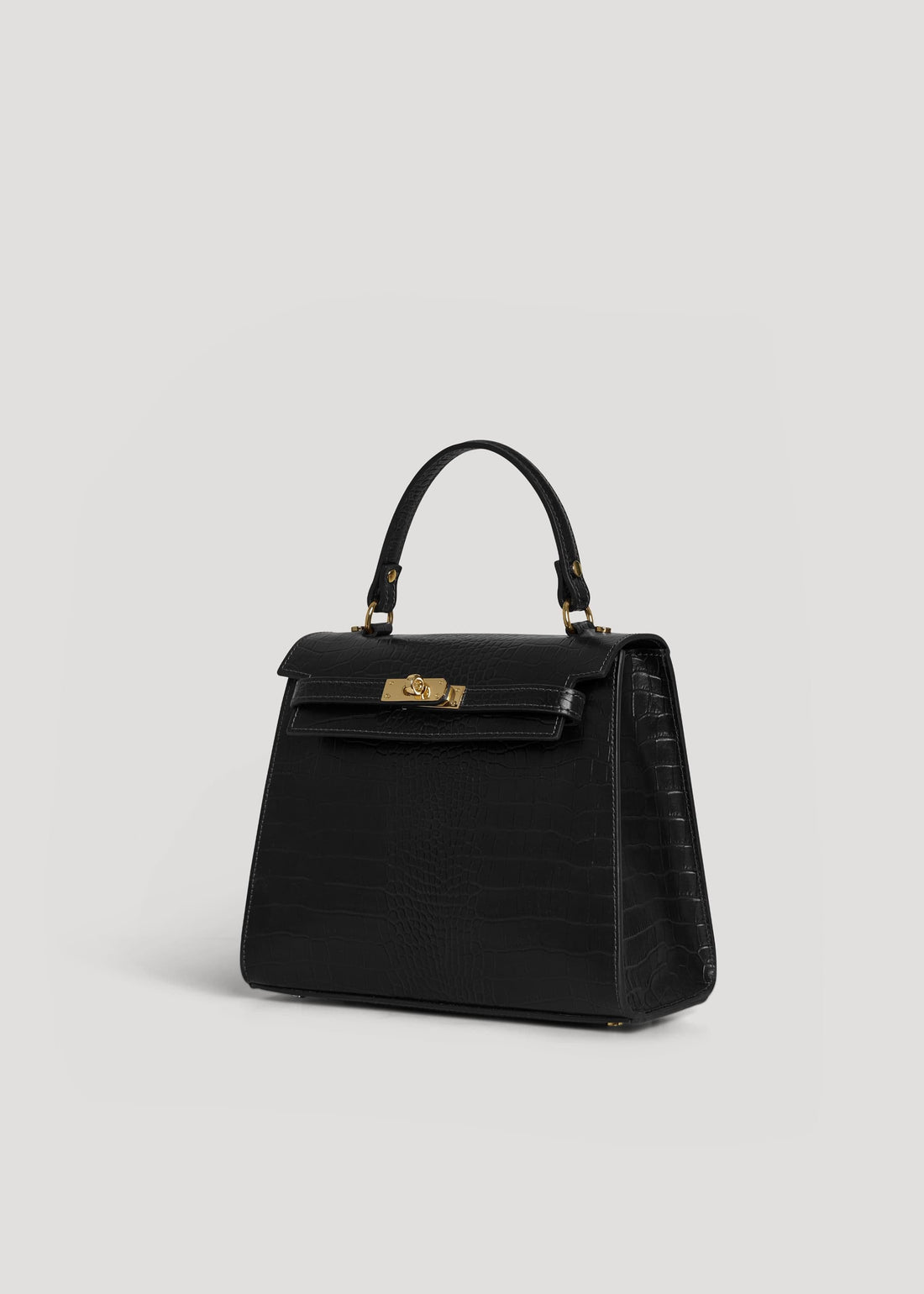 Set Zaira Limited edition in pelle coco nero - Voemièn