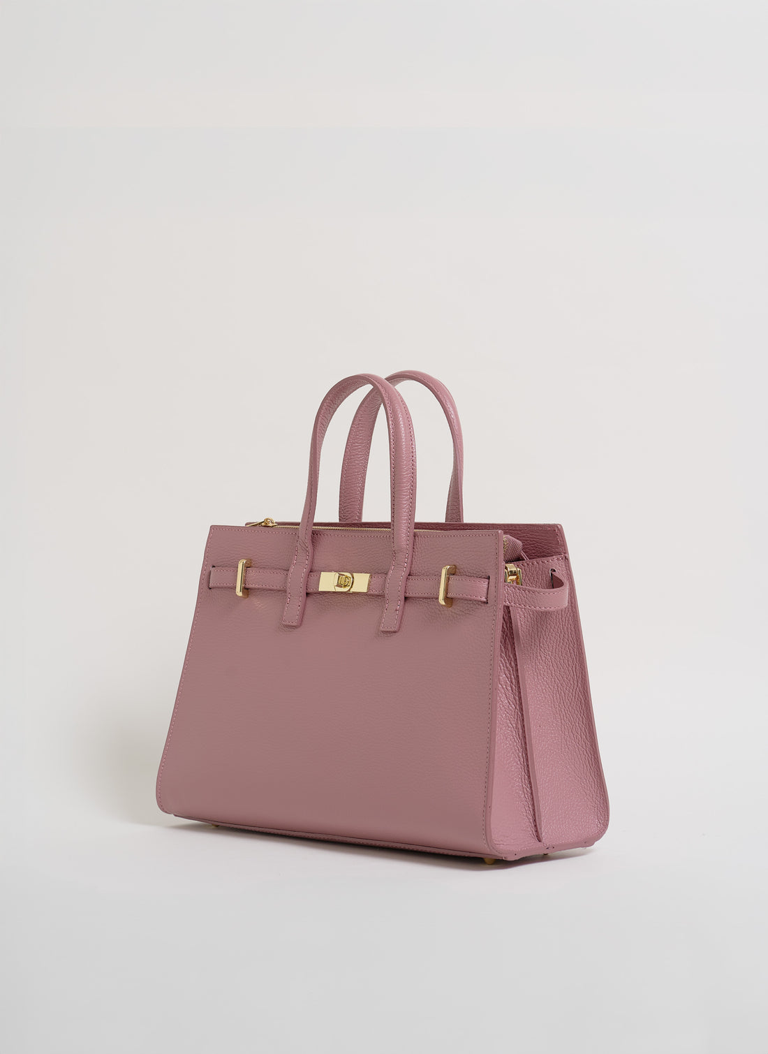 Borsa Sveva in pelle Dollaro Rosa Antico