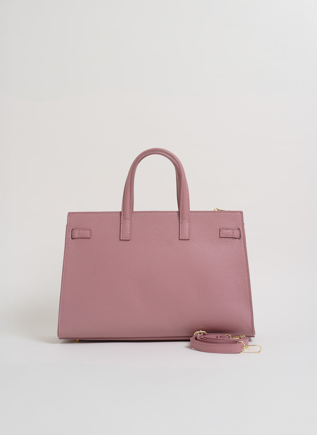 Borsa Sveva in pelle Dollaro Rosa Antico