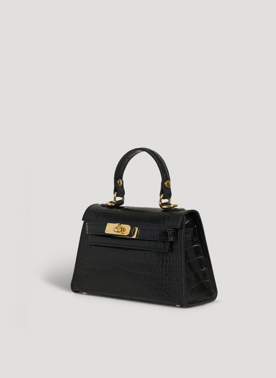 Borsa Victoria limited edition in Pelle Coco Nera - Voemièn