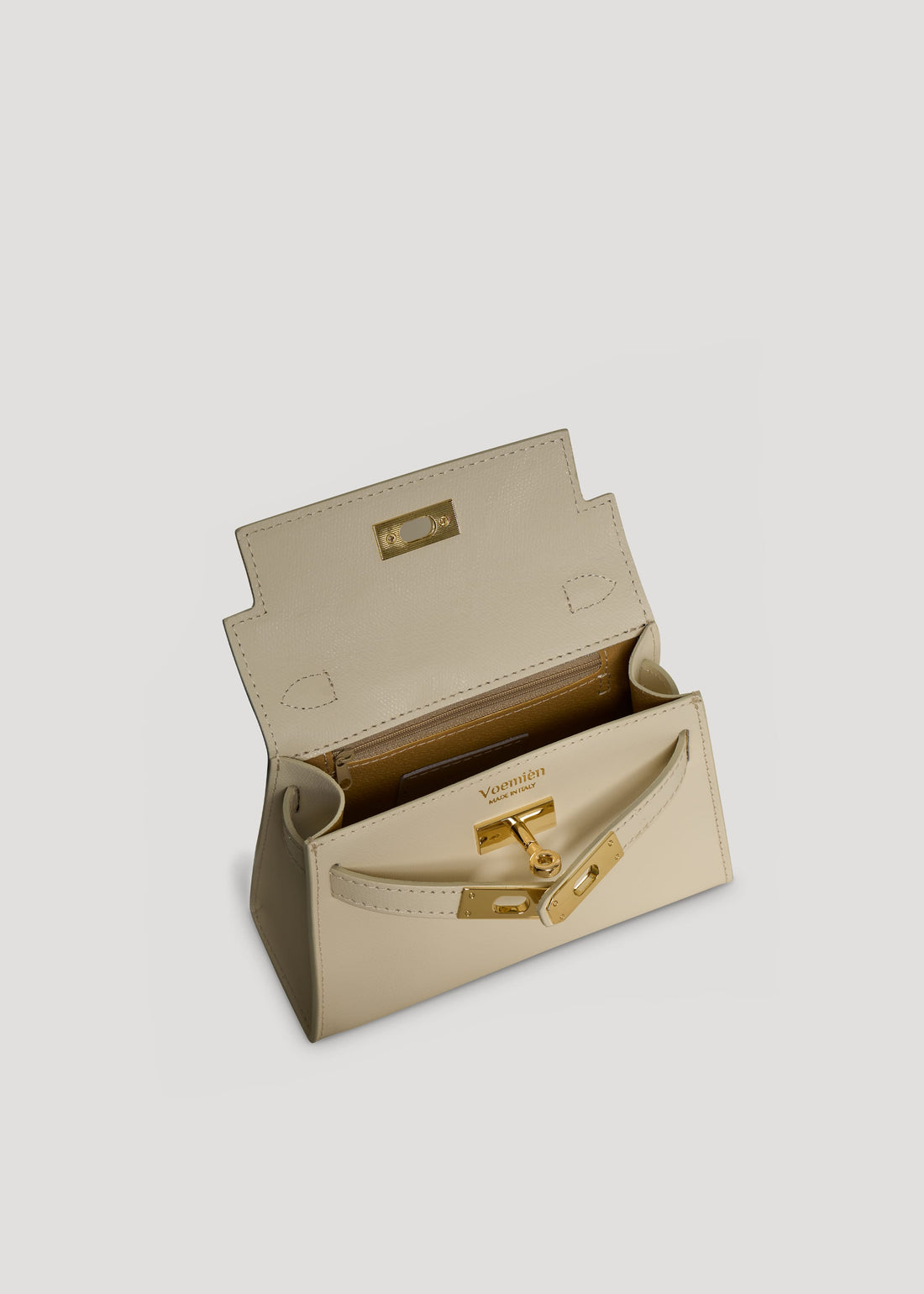 Borsa Victoria in pelle Epson Beige - Voemièn