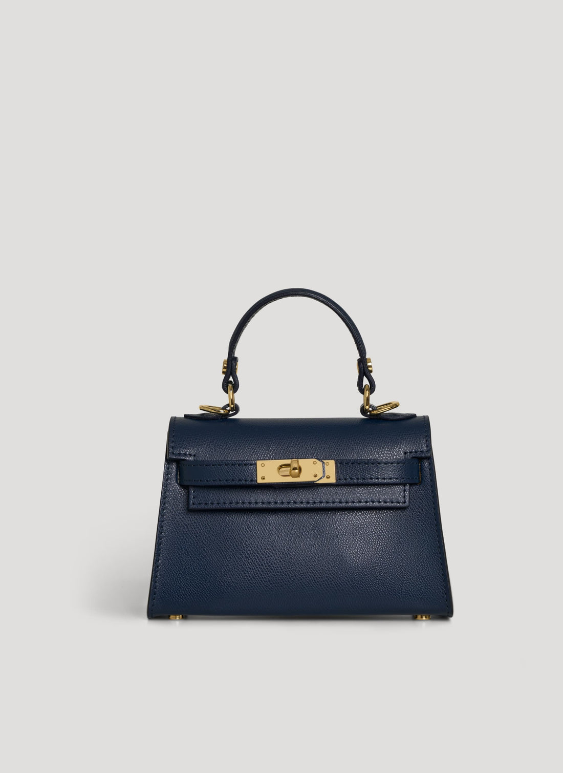 Borsa Victoria in pelle Epsom Blu Navy - Voemièn
