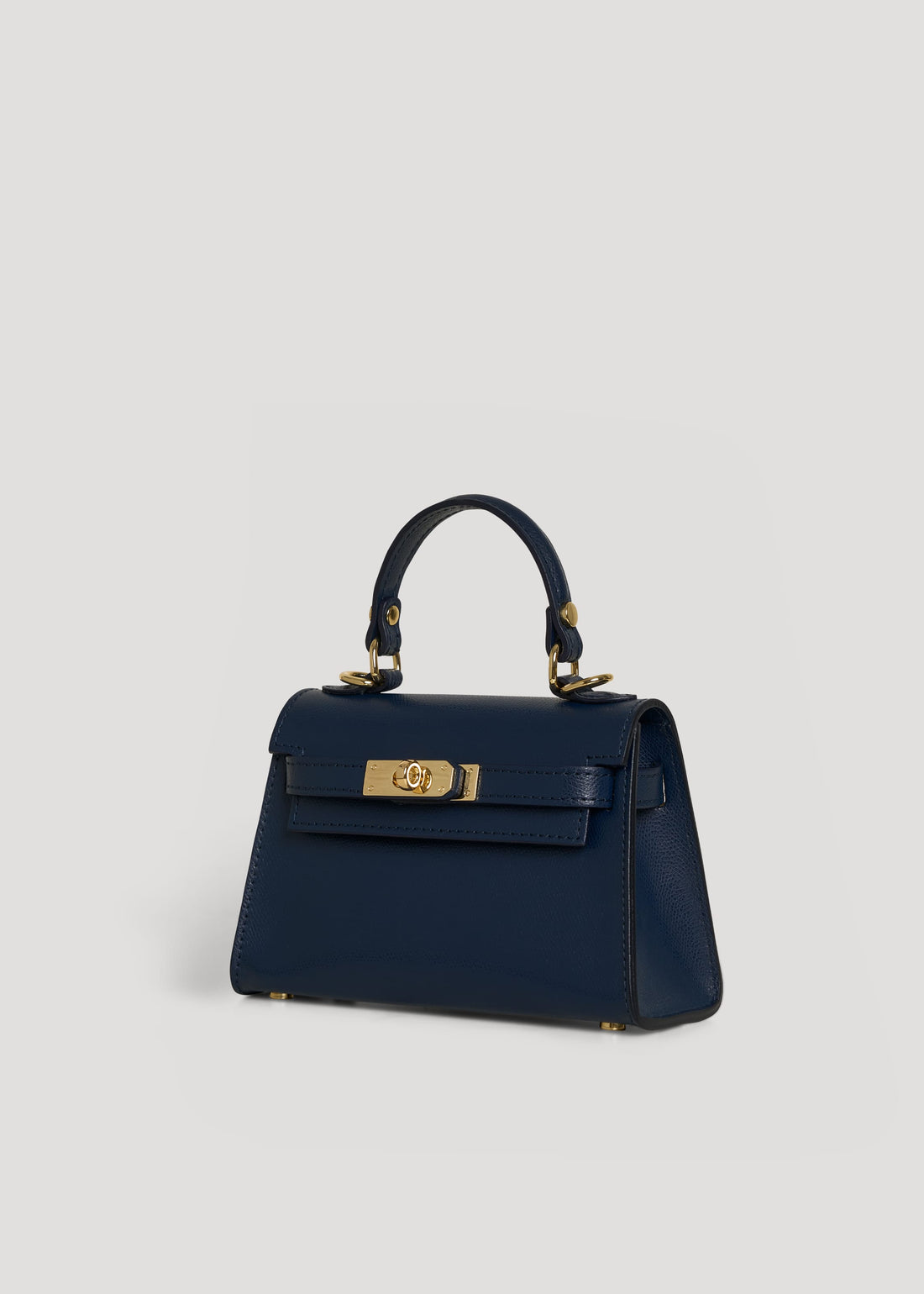 Borsa Victoria in pelle Epson Blu Navy - Voemièn
