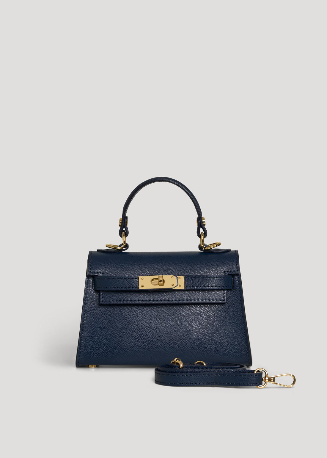 Borsa Victoria in pelle Epson Blu Navy - Voemièn