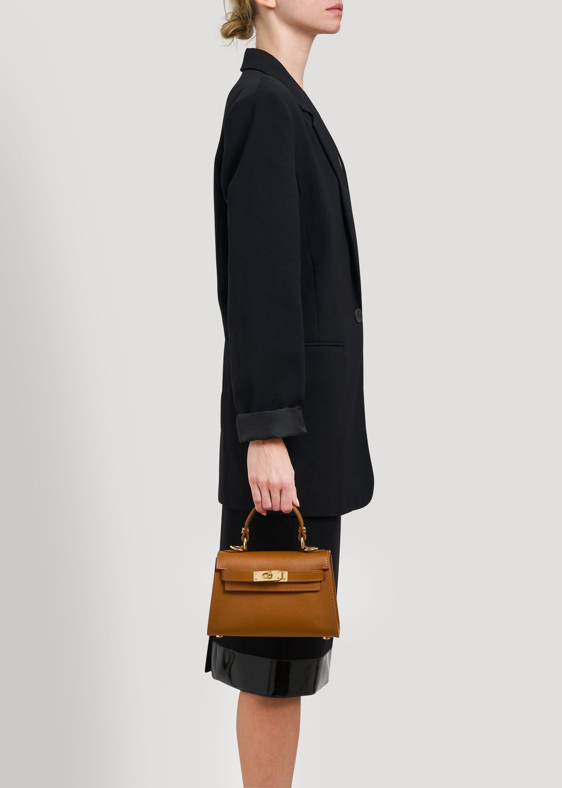 Borsa Victoria in pelle Epson Cuoio - Voemièn