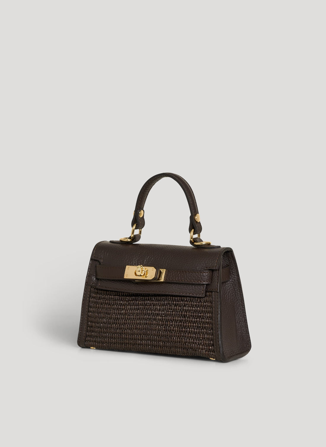 Borsa Victoria in Pelle e Rafia Limited Edition Testa di Moro - Voemièn