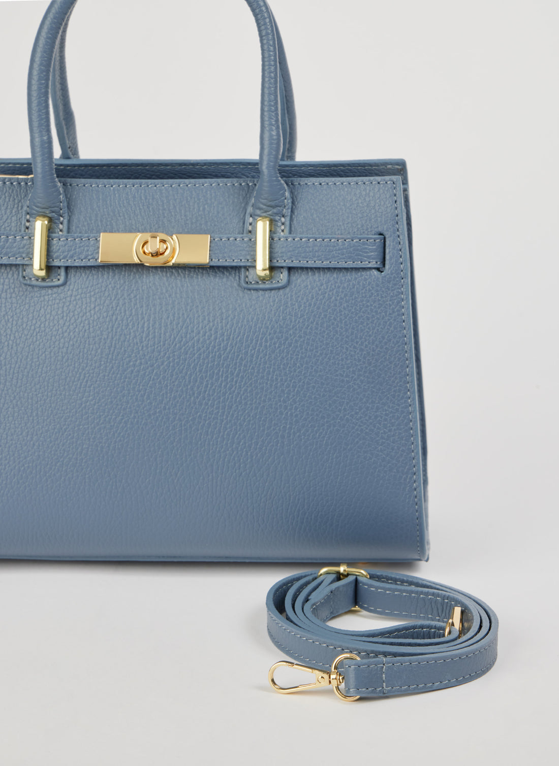 Borsa Grace in pelle Togo Carta da Zucchero