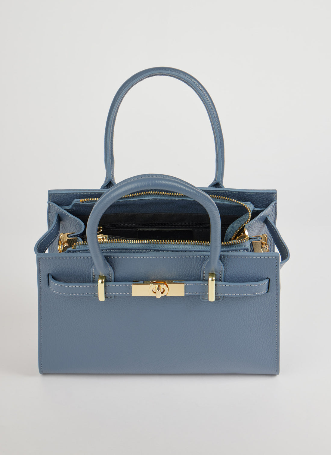 Borsa Grace in pelle Togo Carta da Zucchero