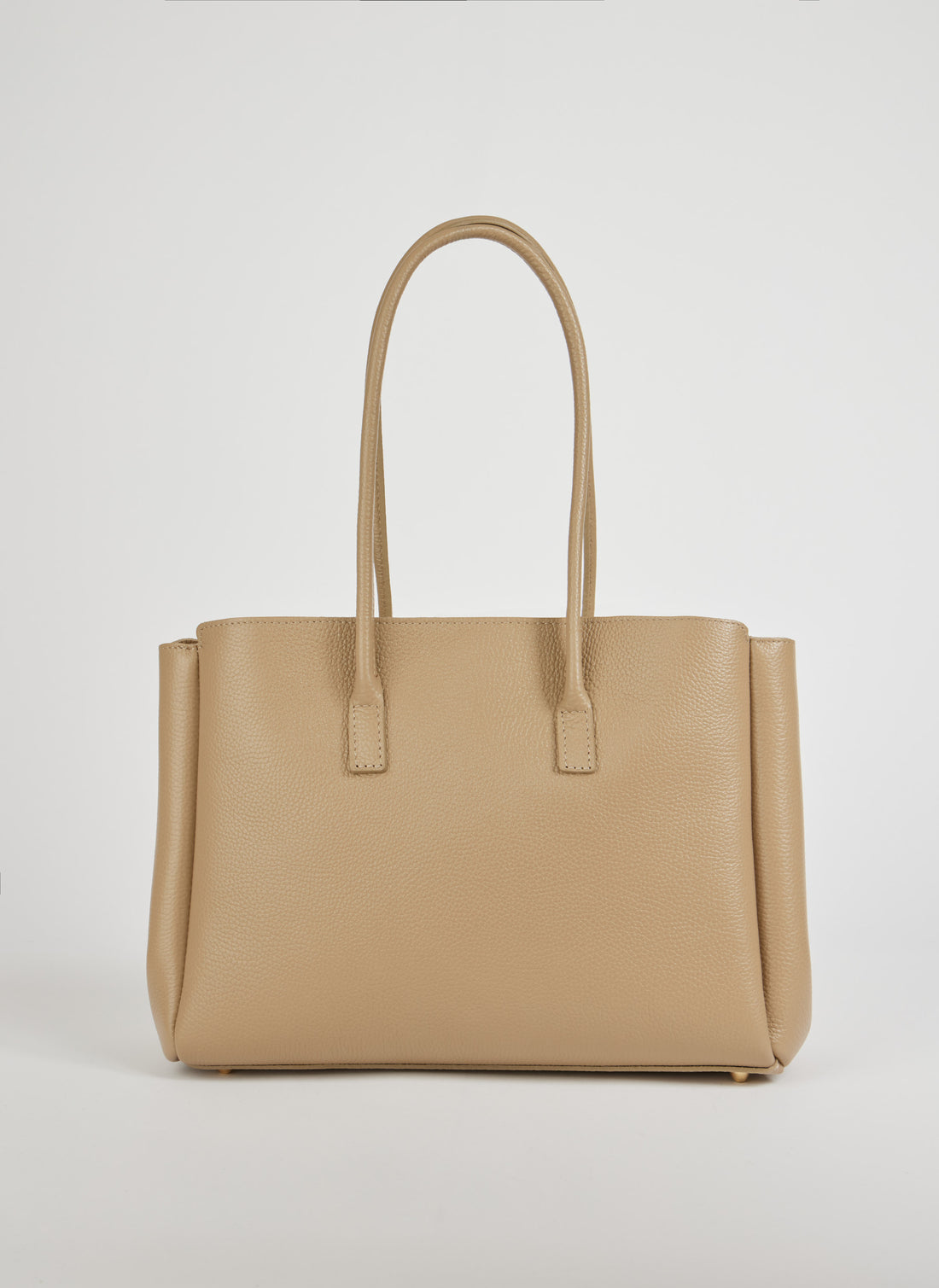 Borsa Béatrice in Pelle Togo Sabbia
