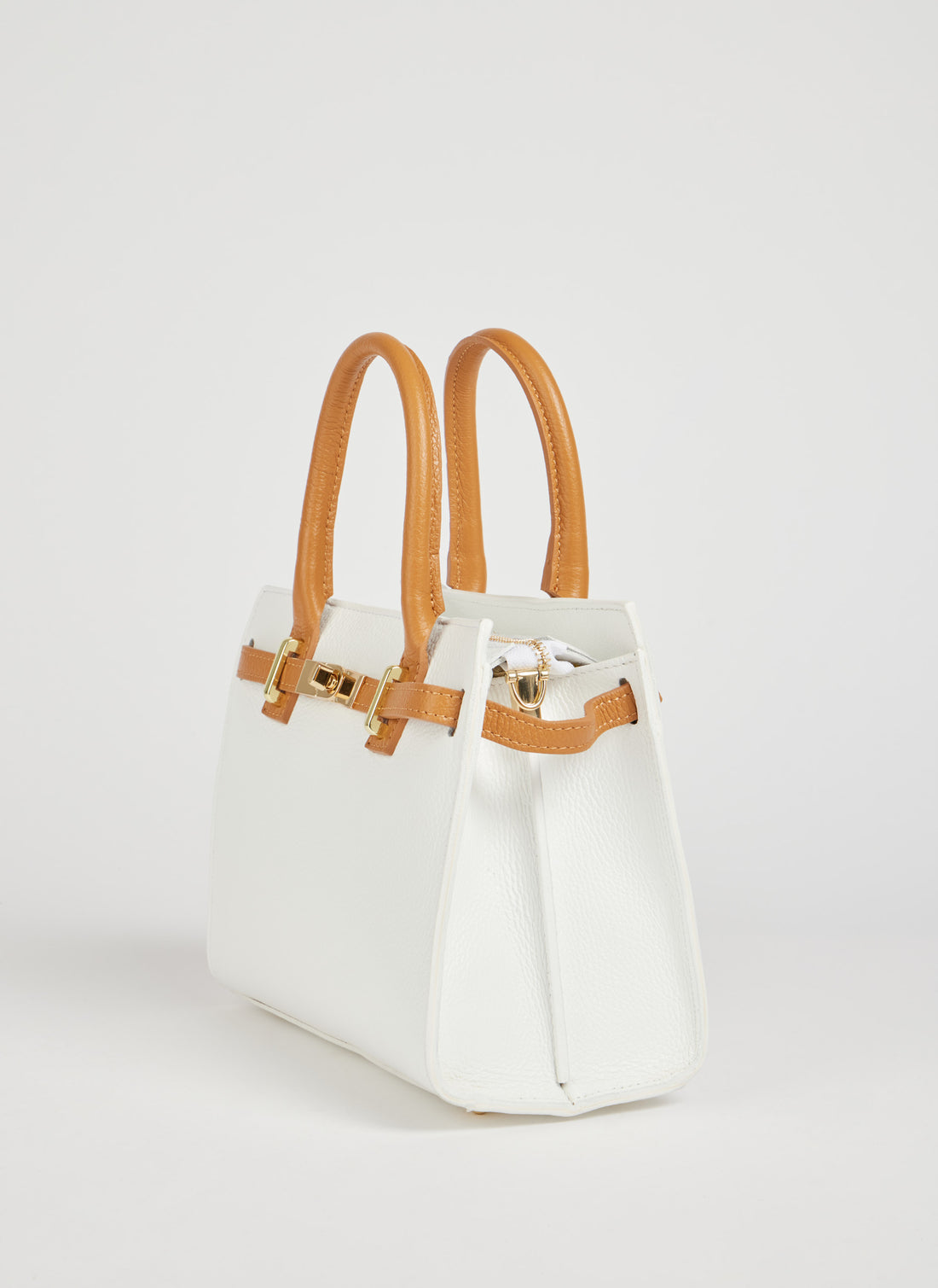 Borsa Grace Limited edition in pelle Togo Bianca