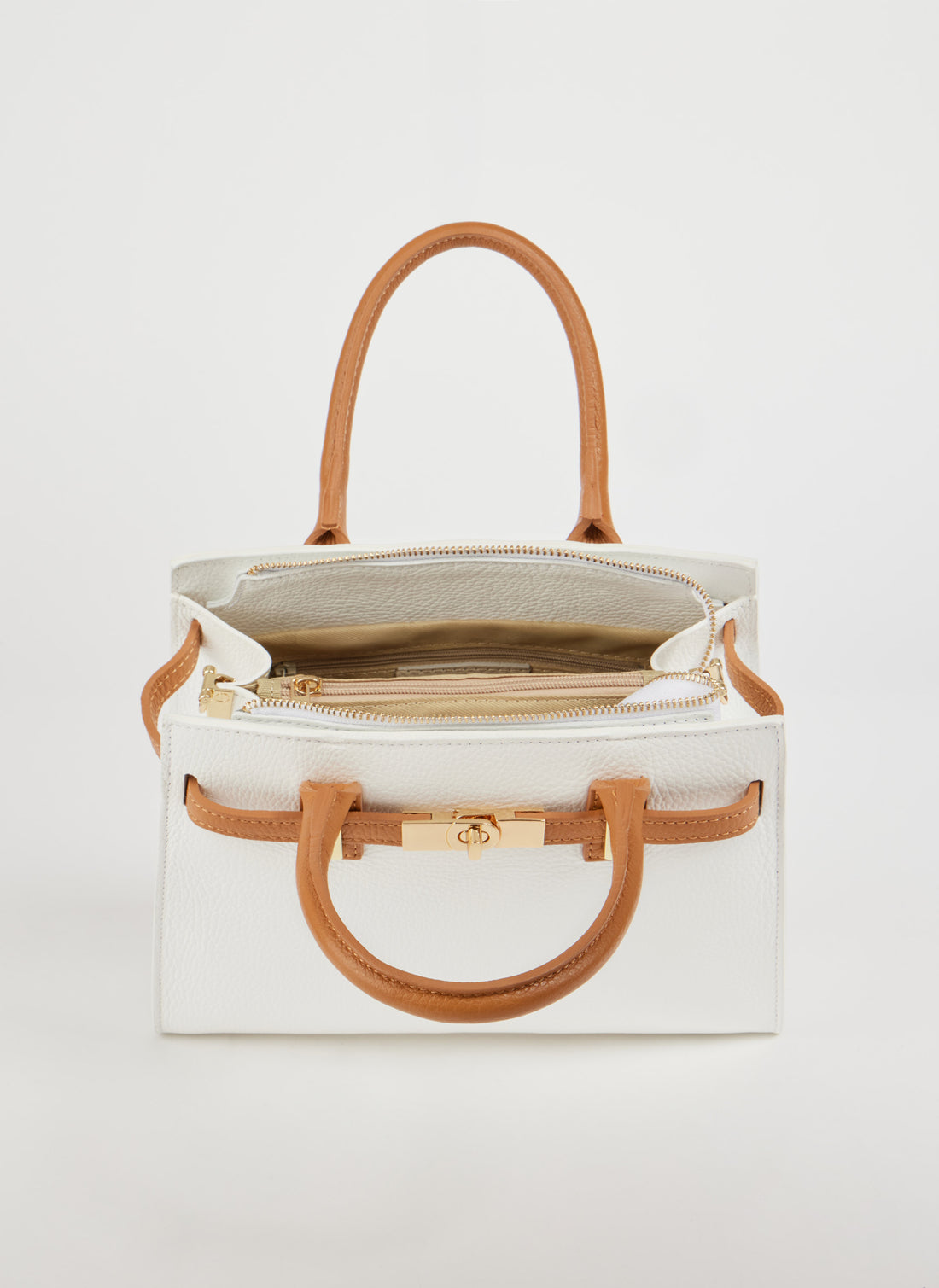 Borsa Grace Limited edition in pelle Togo Bianca