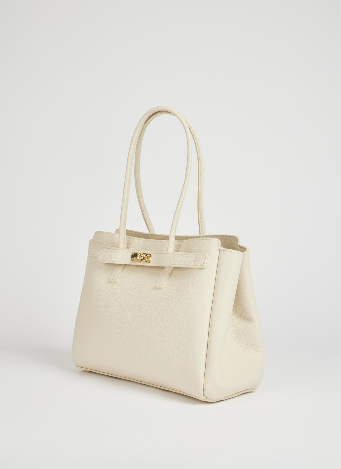 Borsa Béatrice in Pelle Togo Beige