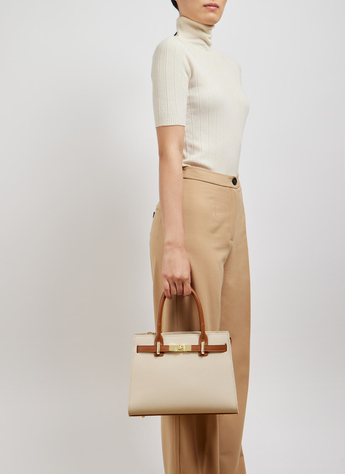 Borsa Grace Limited edition in pelle Togo Beige