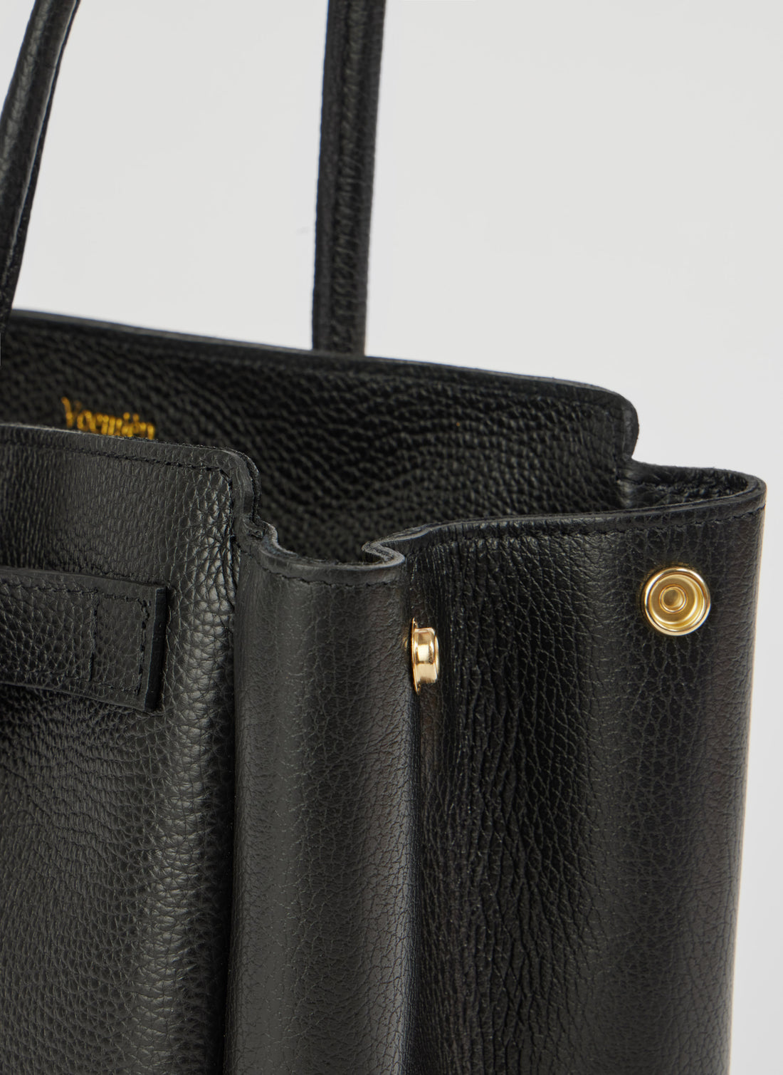 Borsa Béatrice in Pelle Togo Nera