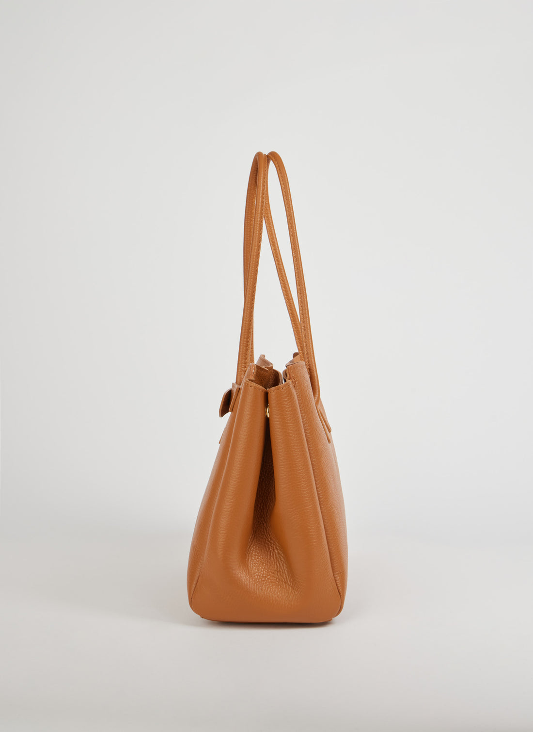 Borsa Béatrice in Pelle Togo Cuoio