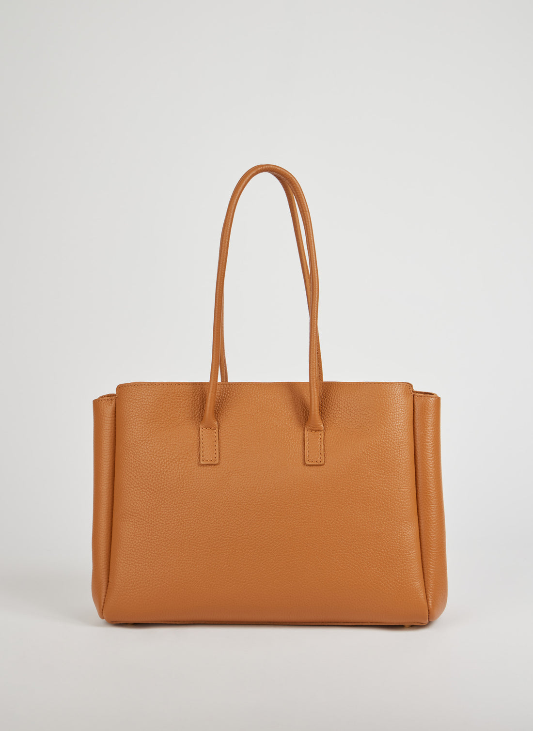 Borsa Béatrice in Pelle Togo Cuoio