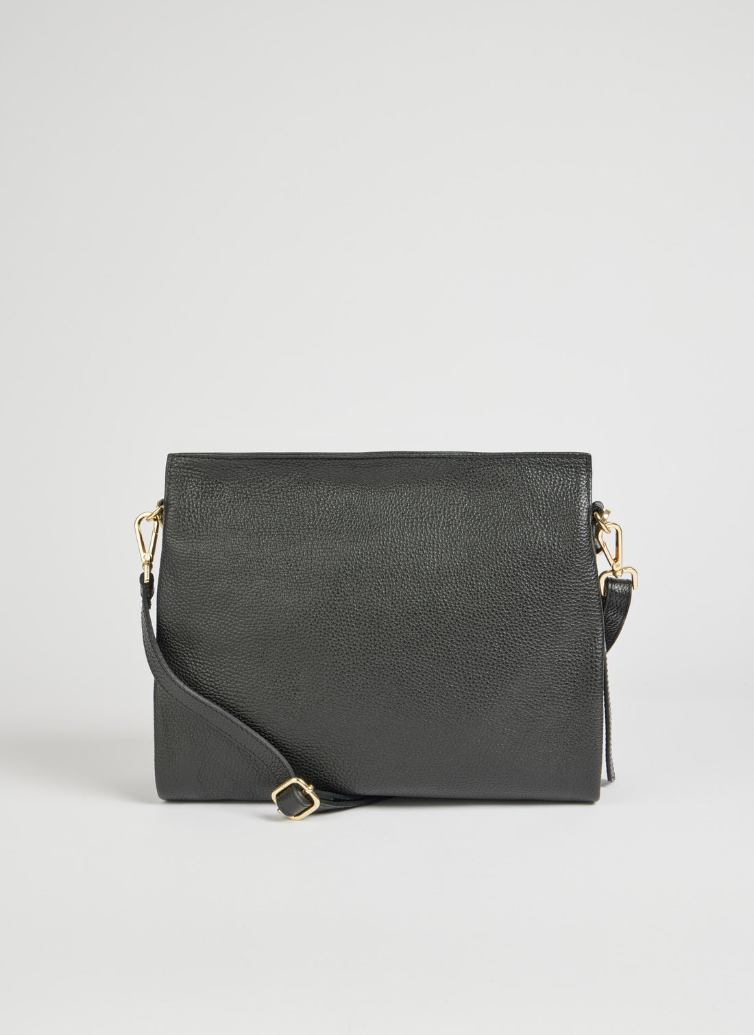 Borsa Braid in pelle Dollaro Nera