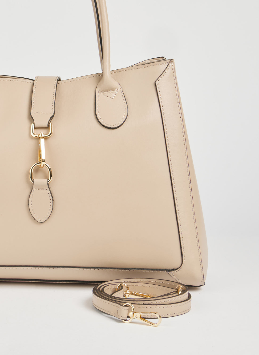 Borsa Chloe in pelle spazzolata Sabbia