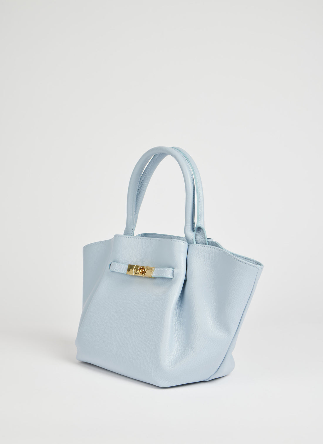 Borsa Charlène in Pelle Togo Celeste