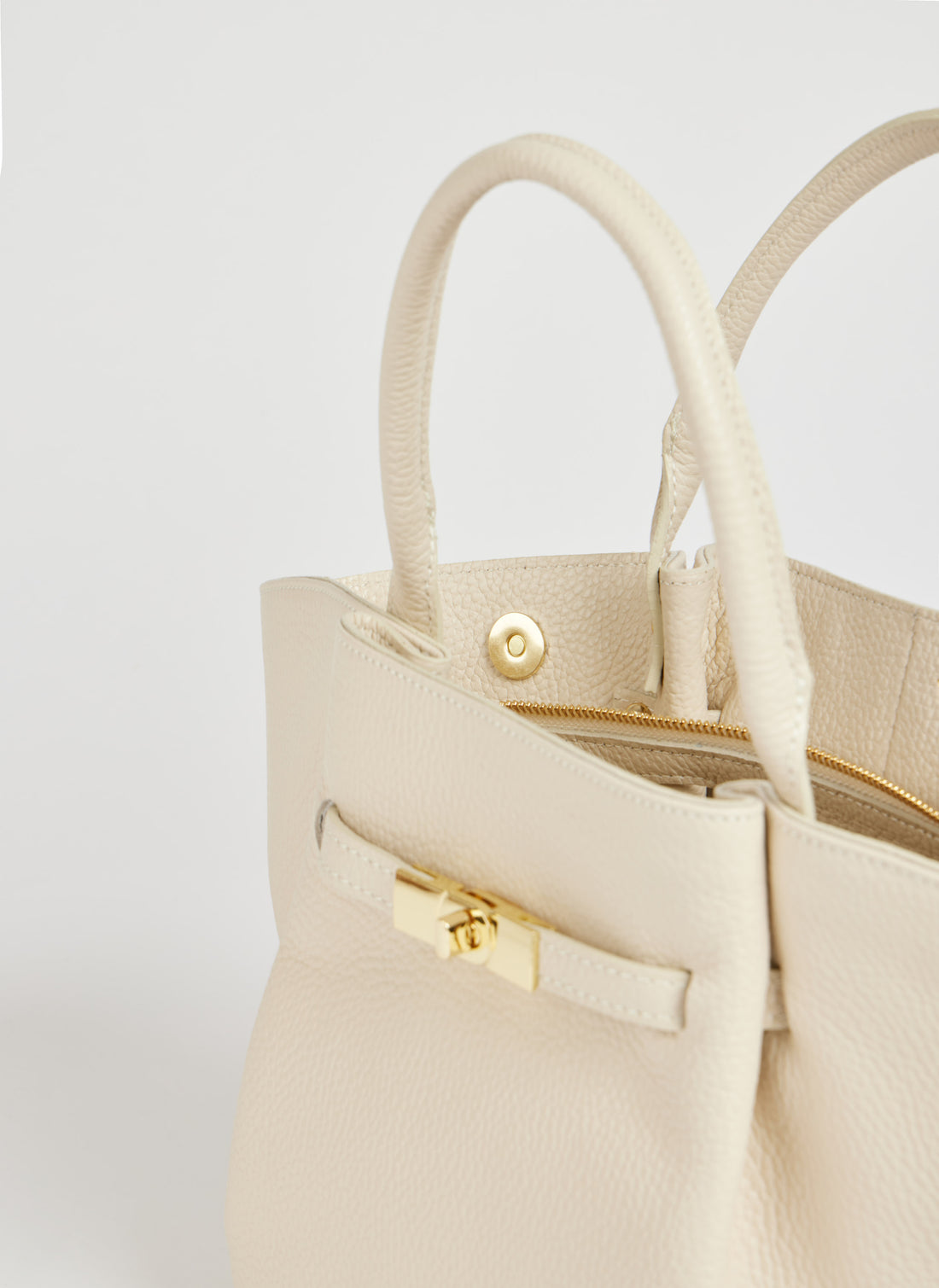 Bamboo Babe bag in Beige Dollar leather