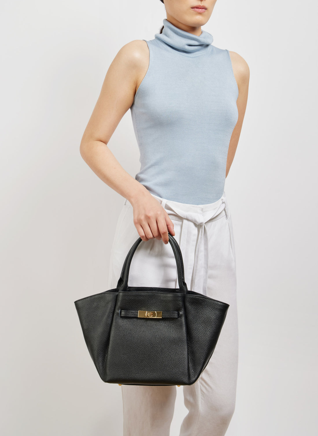 Bamboo Babe bag in Beige Dollar leather