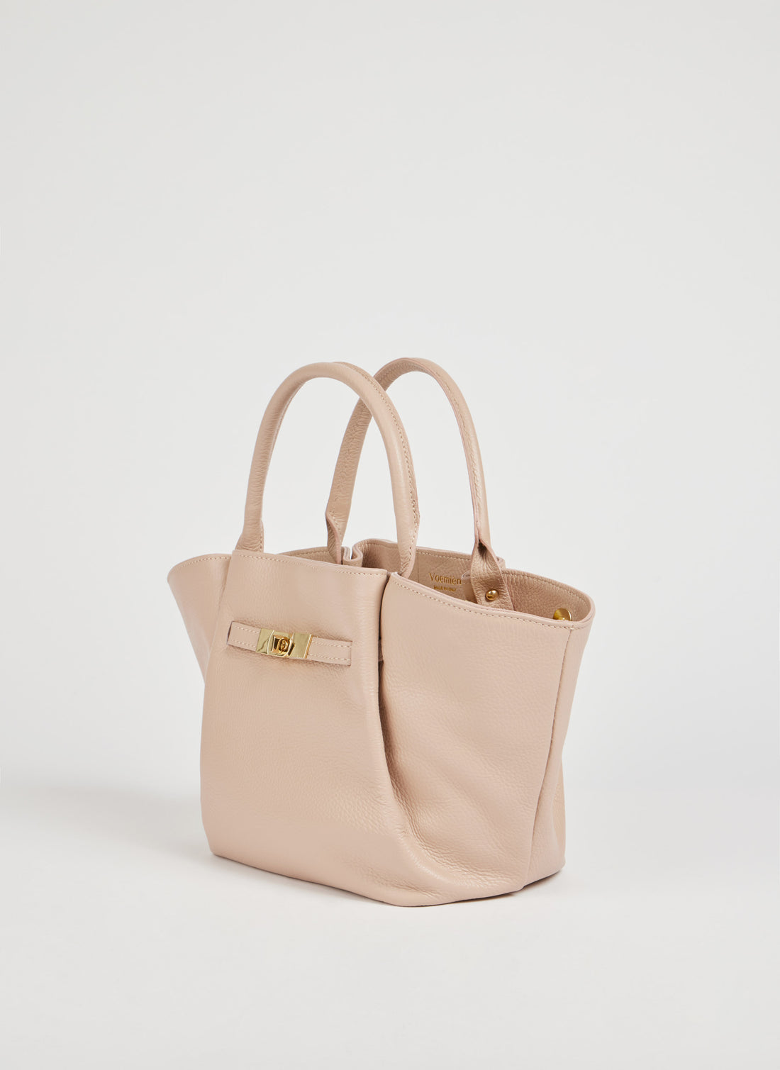 Borsa Charlène in Pelle Togo Cipria